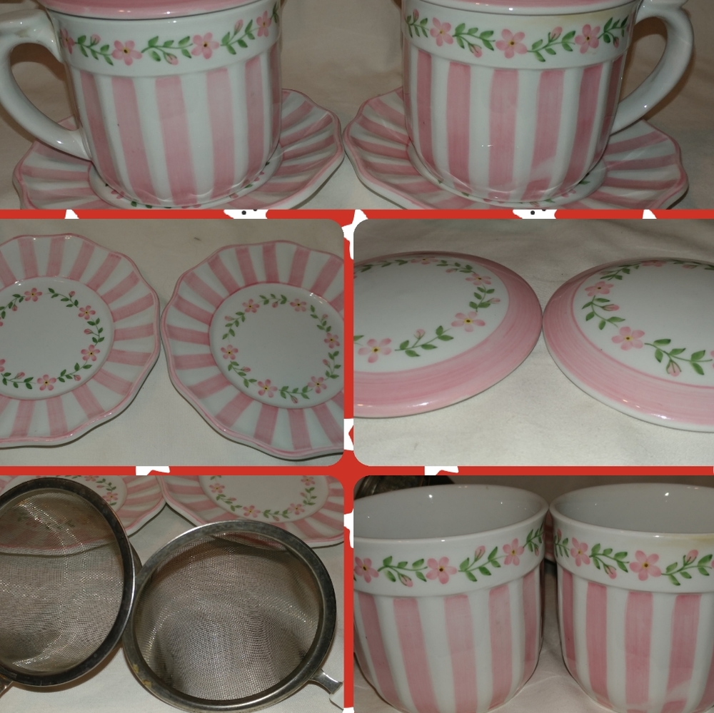 VERY NICE PAIR OF TEACUPS